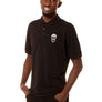 Mens Essential Chest Skull Black Polo